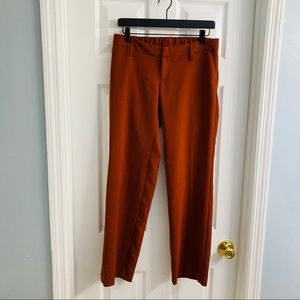 A Pea In The Pod Maternity Pants Wide Leg Rust Orange Work Preppy Size Small